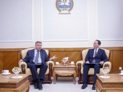 ХХААХҮ-ийн сайд М.Бадамсүрэн ОХУ-ын Элчин сайд А.Н.Евсиковыг хүлээн авч уулзлаа