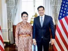 Гадаад харилцааны сайд Б.Батцэцэг АНУ-ын Төрийн нарийн бичгийн дарга Марко Рубио-той уулзав