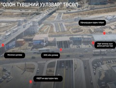 Хөдөлгөөний эрчим, ачаалал өндөртэй байршлуудад олон түвшний уулзварыг шинээр барьж байгуулна