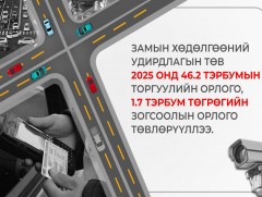 Замын хөдөлгөөний удирдлагын төв 2025 онд 54 ажил, арга хэмжээг хэрэгжүүлж, гүйцэтгэл дунджаар 95 ..