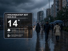 ЦАГ АГААР: Улаанбаатарт өдөртөө 14 хэм дулаан